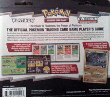 Pokemon TCG Player's Strategy Guide - Back, Inside of Package