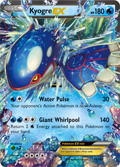 Kyogre-EX from Primal Clash