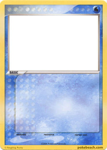 Water Pokemon Fake Card Blanks Pokebeach Com