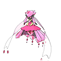 Mega Diancie (Shiny) in Omega Ruby and Alpha Sapphire