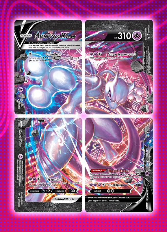 V-UNION Special Collection Greninja Mewtwo or Zacian - Pokemon Card Center