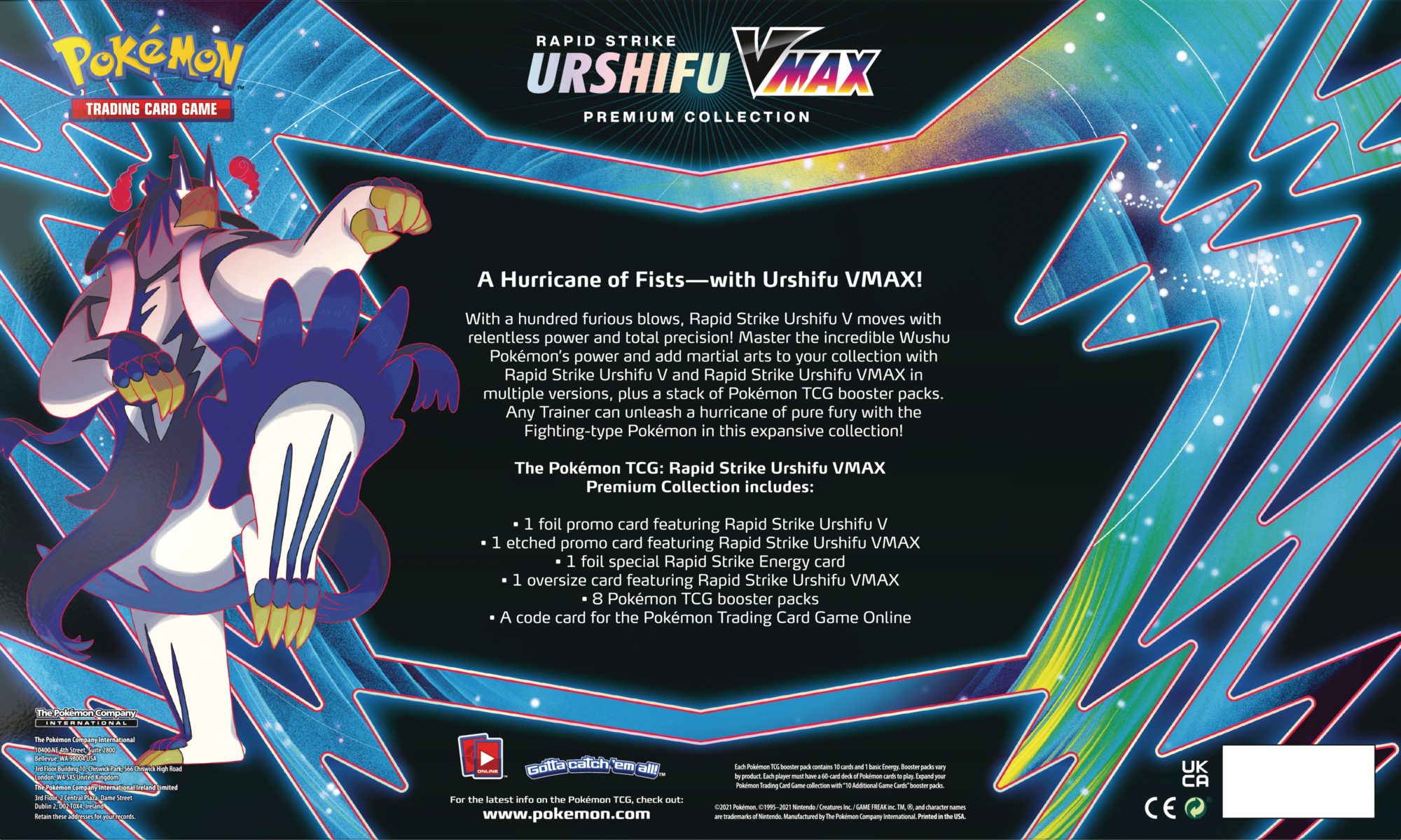 pokemon single strike urshifu vmax premium box