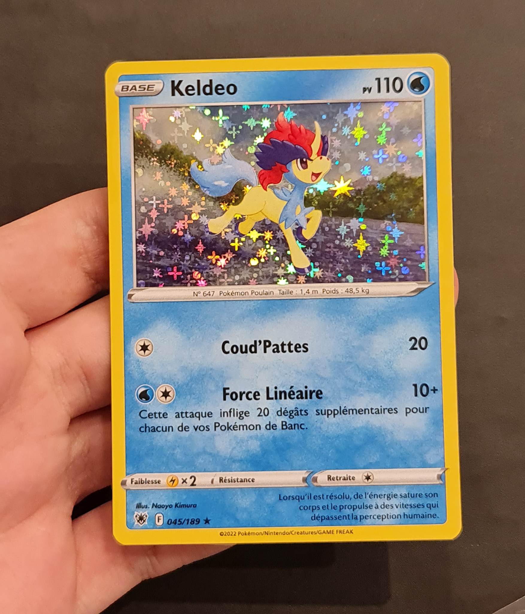 keldeo pokemon card