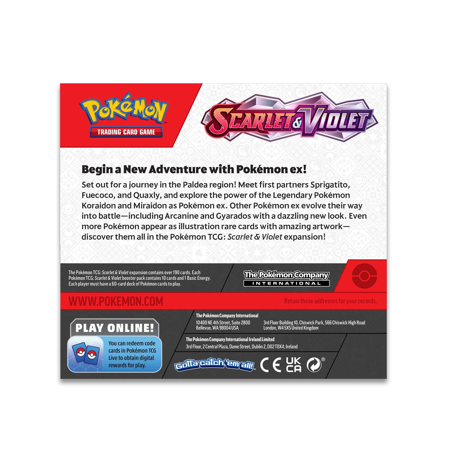 Preorder Pokémon TCG: Scarlet & Violet Products and Obtain a Pokémon Center- Exclusive Foil Card Featuring Lechonk