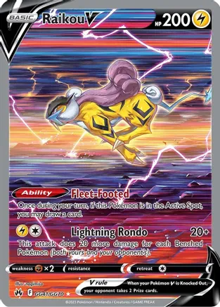 Raikou V VS Mew VMAX 