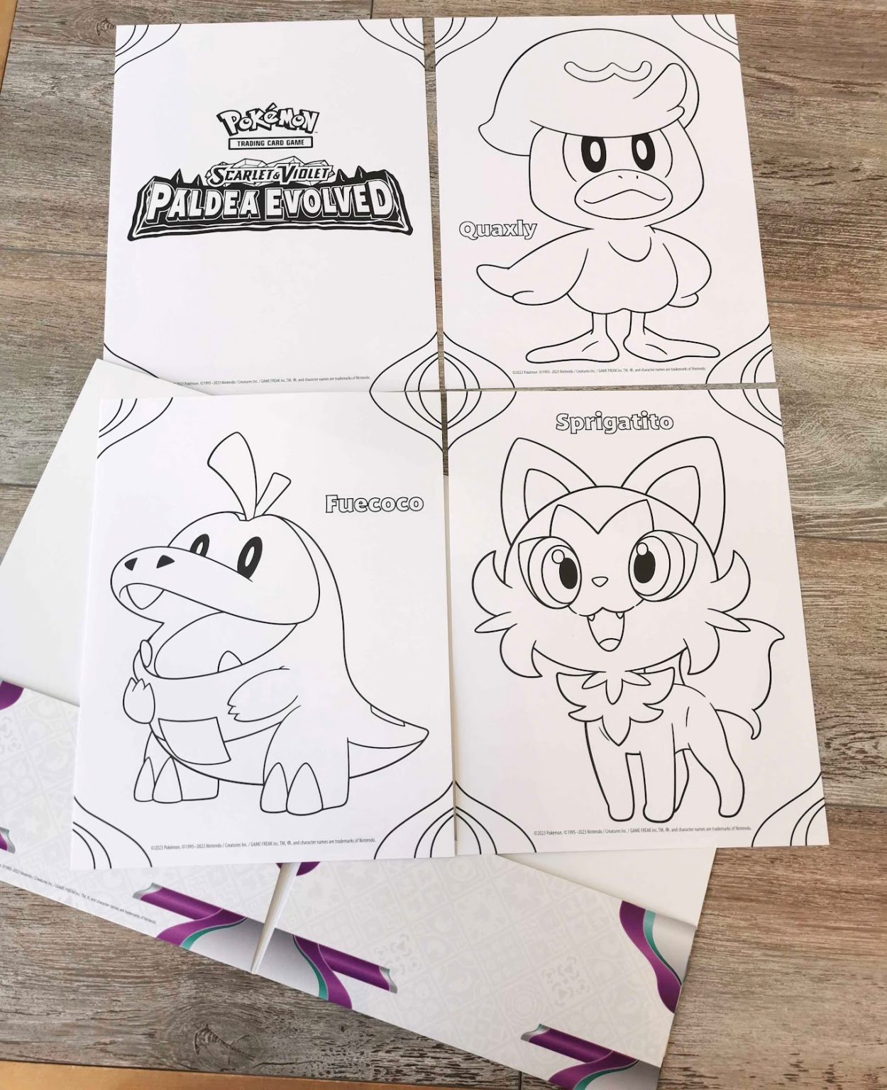 10 Paldea Pokémon Coloring Pages for Budding Artists