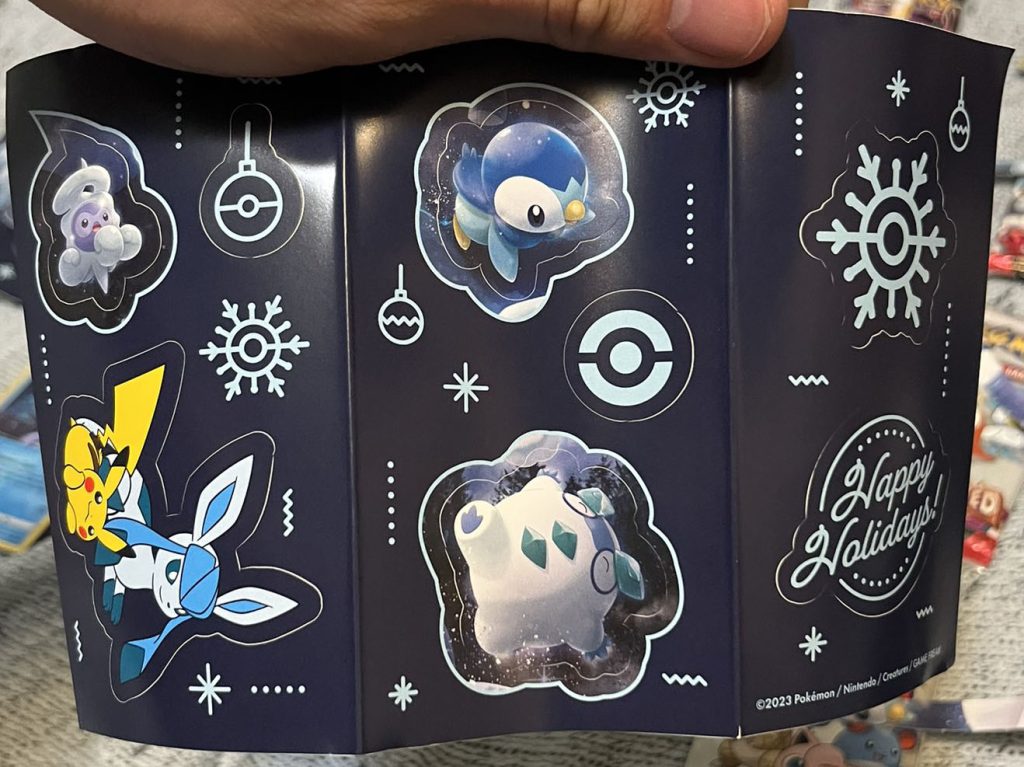 "Pokemon TCG Holiday Calendar" 2023 Promos Revealed, Feature Glaceon