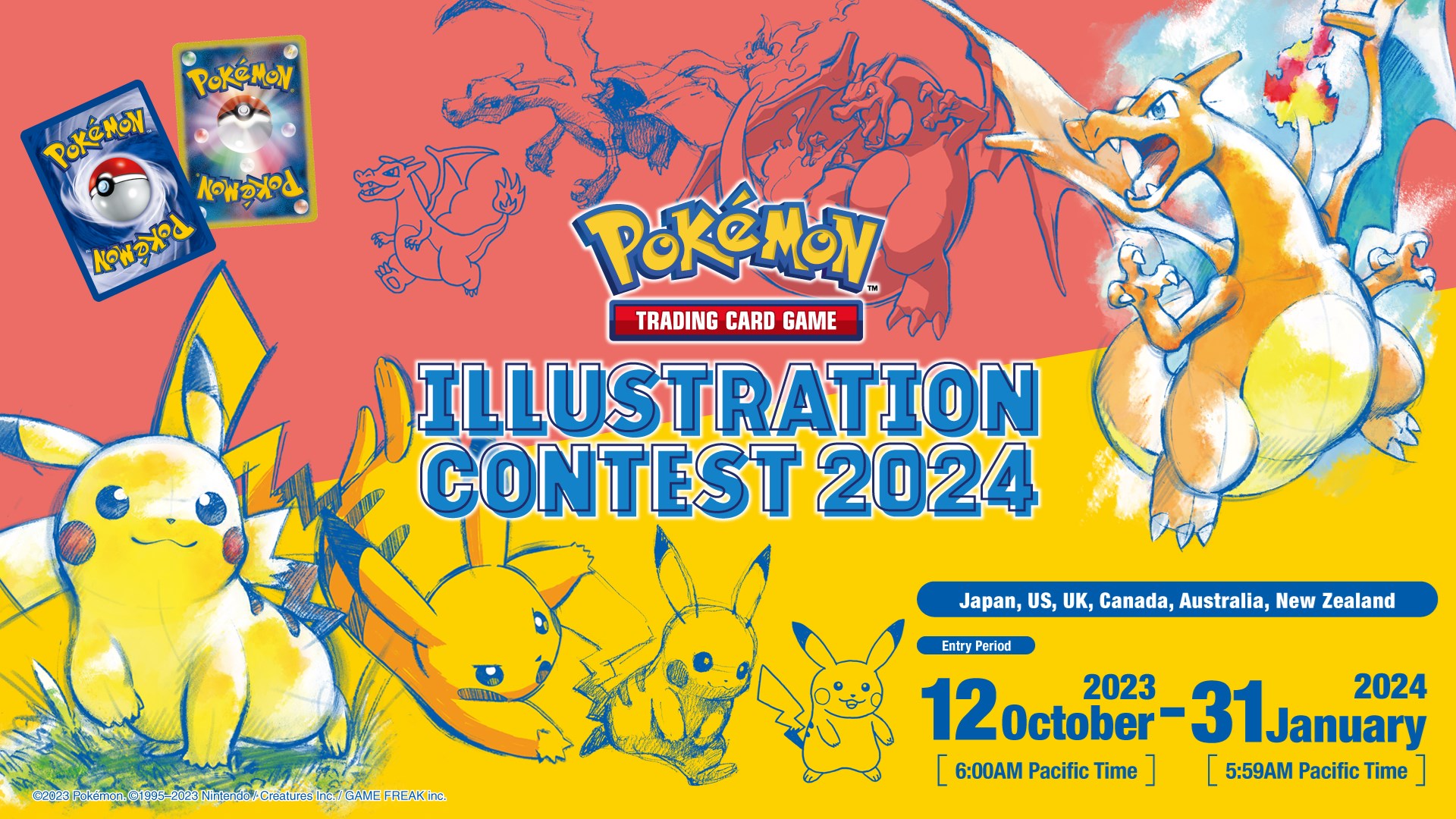2024 Pokemon TCG Illustration Contest Introduced, Extra Nations