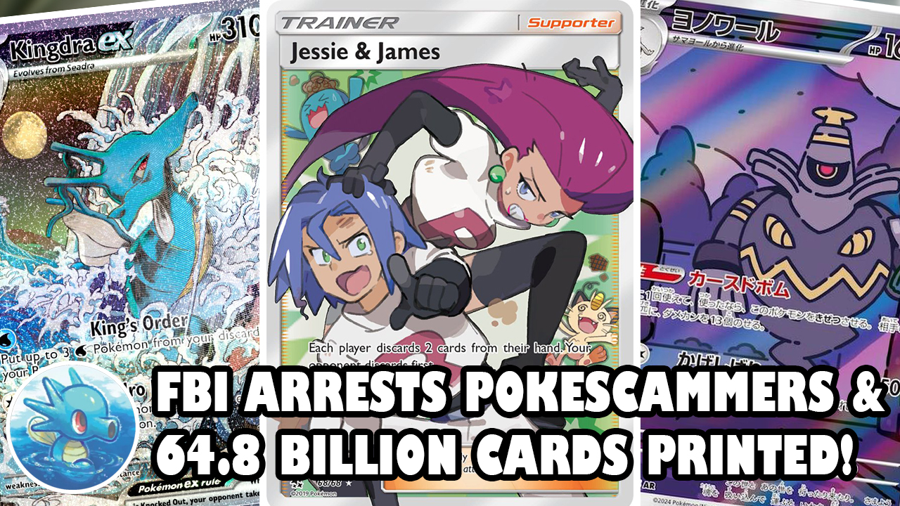 PokeBeach Podcast: FBI Arrests Pokemon TCG Scammers & Record 11.9 ...