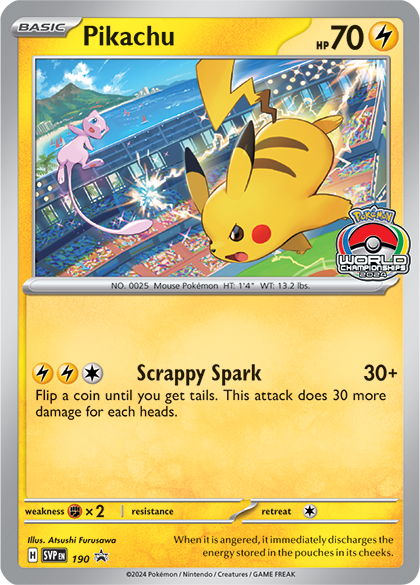 New Pikachu Worlds Promo Revealed, Available at Leagues and Retailers ...